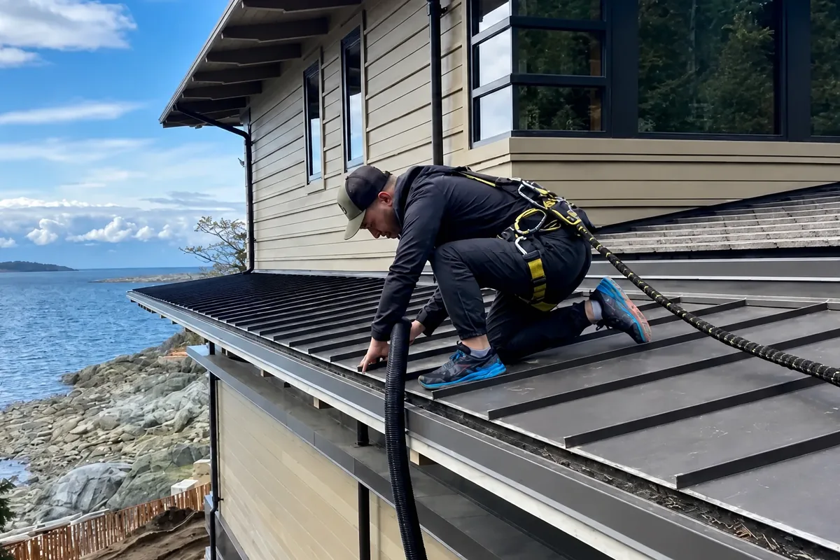 Gutter Cleaning in Nanaimo, BC